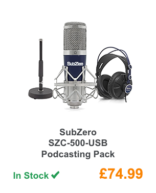SubZero SZC-500-USB Podcasting Pack.
