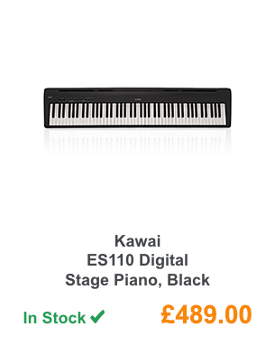 Kawai ES110 Digital Stage Piano, Black.