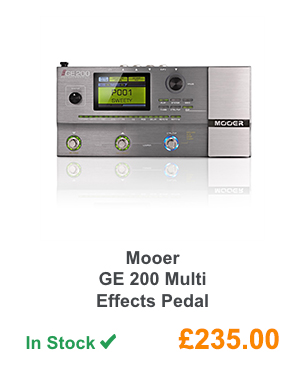 Mooer GE 200 Multi Effects Pedal.