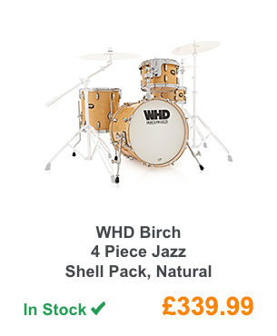 WHD Birch 4 Piece Jazz Shell Pack, Natural.