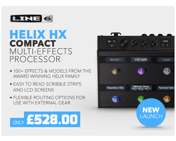 Line 6 Helix HX Compact Multi Effects Processor.