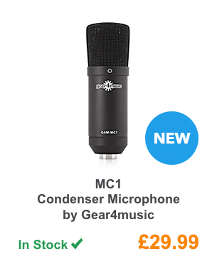 MC1 Condenser Microphone by Gear4music.