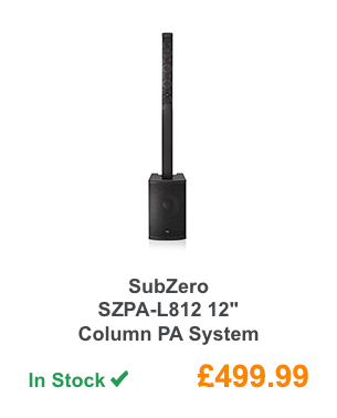 SubZero SZPA-L812 12'' Column PA System.