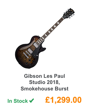 Gibson Les Paul Studio 2018, Smokehouse Burst.