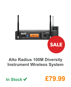 Alto Radius 100M Diversity Instrument Wireless System.