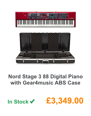 Nord Stage 3 88 Digital Piano with Gear4music ABS Case.
