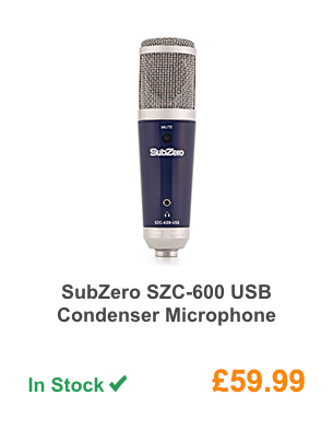 SubZero SZC-600 USB Condenser Microphone.