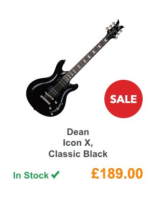 Dean Icon X, Classic Black.
