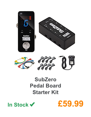 SubZero Pedal Board Starter Kit.