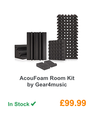 AcouFoam Room Kit by Gear4music.