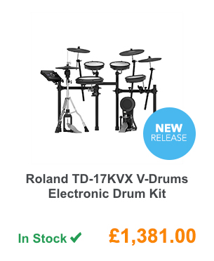 Roland TD-17KVX V-Drums Electronic Drum Kit.