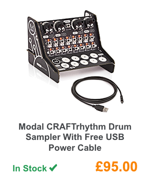 Modal CRAFTrhythm Drum Sampler With Free USB Power Cable.