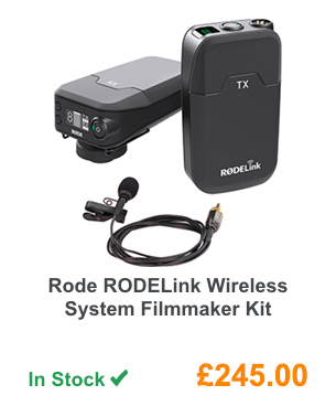 Rode RODELink Wireless System Filmmaker Kit.