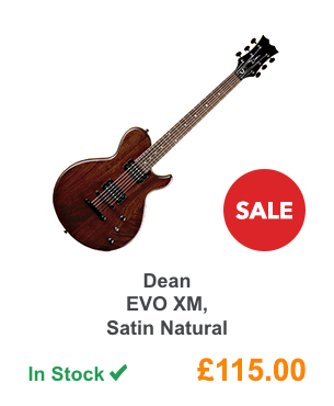 Dean EVO XM, Satin Natural.