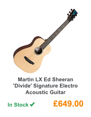 Martin LX Ed Sheeran 'Divide' Signature Electro Acoustic Guitar.