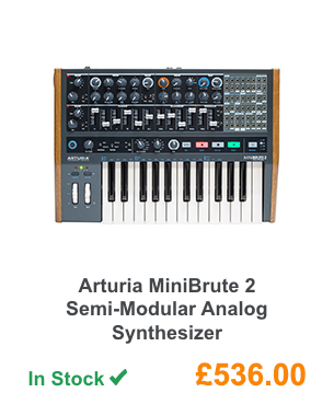 Arturia MiniBrute 2 Semi-Modular Analog Synthesizer.