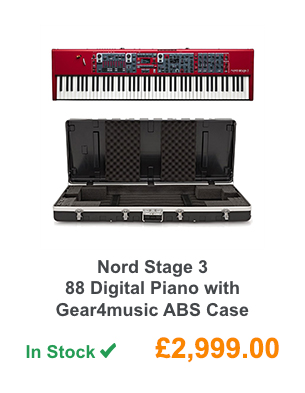Nord Stage 3 88 Digital Piano with Gear4music ABS Case.