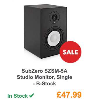 SubZero SZSM-5A Studio Monitor, Single - B-Stock.