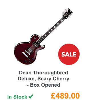 Dean Thoroughbred Deluxe, Scary Cherry - Box Opened.