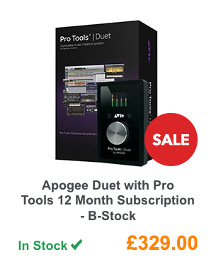 Apogee Duet with Pro Tools 12 Month Subscription - B-Stock.