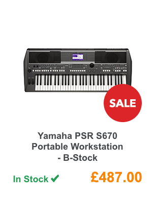 Yamaha PSR S670 Portable Workstation - B-Stock.
