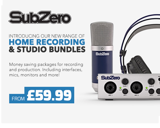 SubZero Recording Packages.