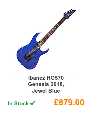 Ibanez RG570 Genesis 2018, Jewel Blue.