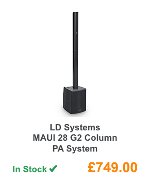 LD Systems MAUI 28 G2 Column PA System.