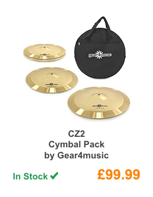 CZ2 Cymbal Pack by Gear4music.