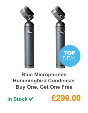 Blue Microphones Hummingbird Condenser Buy One, Get One Free.