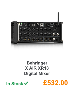 Behringer X AIR XR18 Digital Mixer.