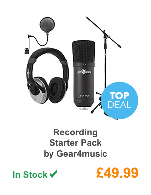 Recording Starter Pack by Gear4music.