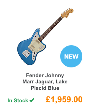 Fender Johnny Marr Jaguar, Lake Placid Blue.