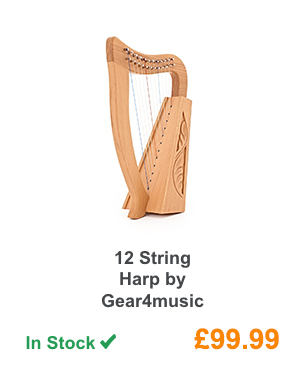 12 String Harp by Gear4music.