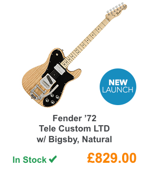 Fender ’72 Tele Custom LTD w/ Bigsby, Natural.