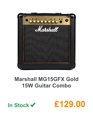 Marshall MG15GFX Gold 15W Guitar Combo.