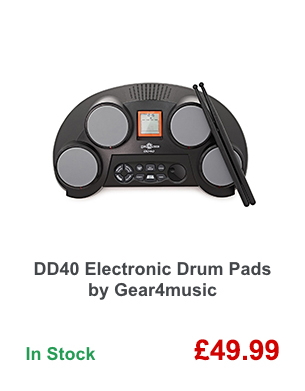 DD40 Electronic Drum Pads by Gear4music.