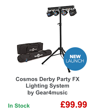 Cosmos Derby Party FX Lighting System by Gear4music.