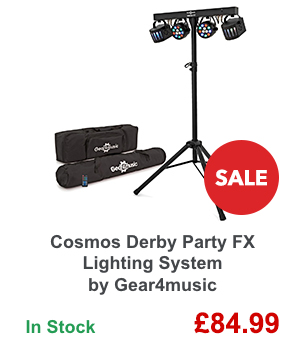 Cosmos Derby Party FX Lighting System by Gear4music.
