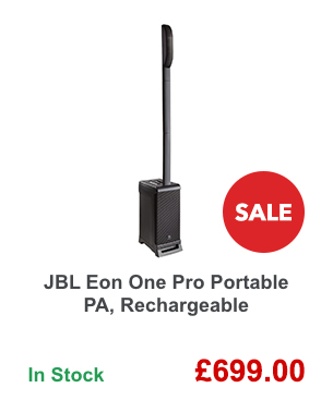 JBL Eon One Pro Portable PA, Rechargeable.
