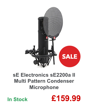 sE Electronics sE2200a II Multi Pattern Condenser Microphone.