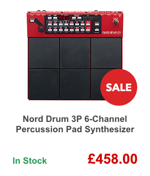 Nord Drum 3P 6-Channel Percussion Pad Synthesizer