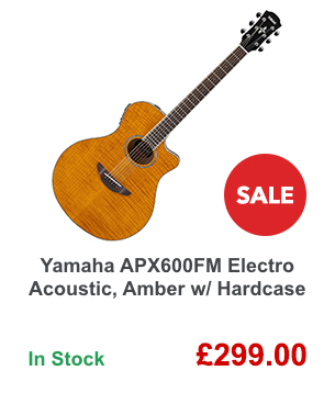 Yamaha APX600FM Electro Acoustic, Amber w/ Hardcase
