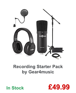 Recording Starter Pack by Gear4music