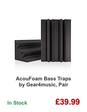 AcouFoam Bass Traps by Gear4music, Pair