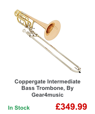 Coppergate Intermediate Bass Trombone, By Gear4music