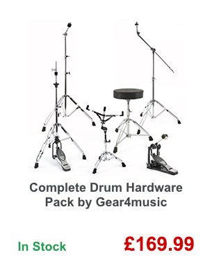 Complete Drum Hardware Pack by Gear4music