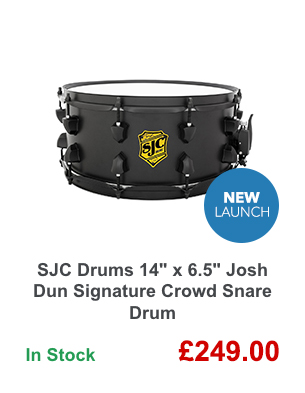 SJC Drums 14 Inch x 6.5 Inch Josh Dun Signature Crowd Snare Drum