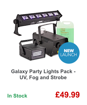 Galaxy Party Lights Pack - UV, Fog and Strobe