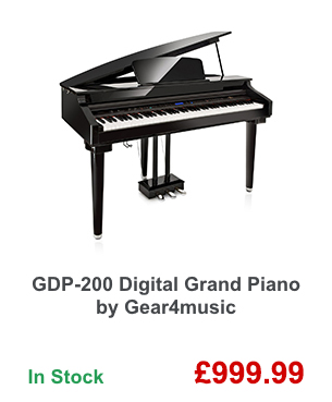 GDP-200 Digital Grand Piano by Gear4music